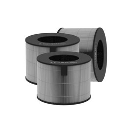 Nispira AeroTower U9CV2B U9CS1C U9CV1C Filter Replacement For LG PuriCare PFSPTC01 Air Purifier (NOT For model 360 AS560DWR0) 3-in-1 HEPA Activated Carbon, 3 Packs