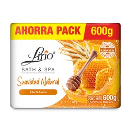 Lirio BathSpa Avena 150g 4 Piezas                                                                                                                     