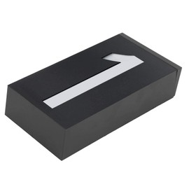 LED Solar House Number Light doorplate Door Address Light Address Sign LED Lighted Up Outdoor Plaque for Home(number 1)