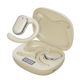 ZHFFTM Ear-Hook Style Wireless Bluetooth Headset, Hanging Not in Ear HiFi Stereo Headphones, Ultra Comfort Open-Ear Earphones, Ergonomic Sports Running Headsets, IPX6 Waterproof (Skin Color)