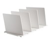 Shelf Divider White Sturdy Plastic Easy Assembly Adjustable Vertical Handbag