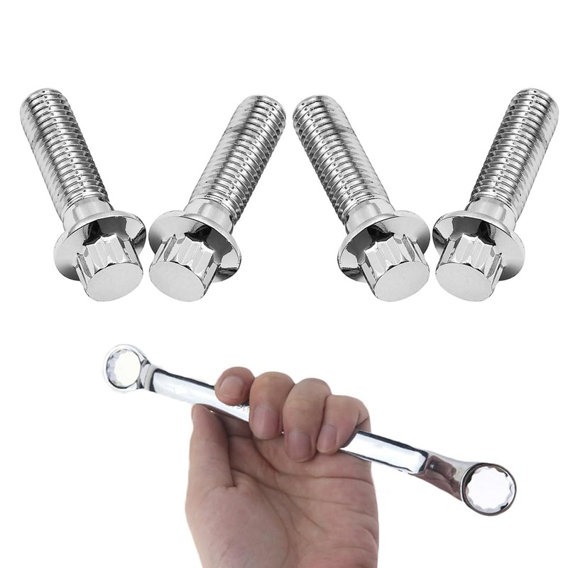 KZMPMT M10x1.5 Metric Front Brake Caliper Mounting Bolts Kit for