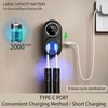Wall-Mounted Toothbrush Holder with 2 Slots - No Drill Inductance