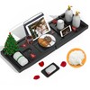 Domax Bathtub Caddy Tray Expandable Bamboo Tub Tray for Luxury