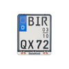 1 x License Plate Holder with 3D Germany Flag Stripes