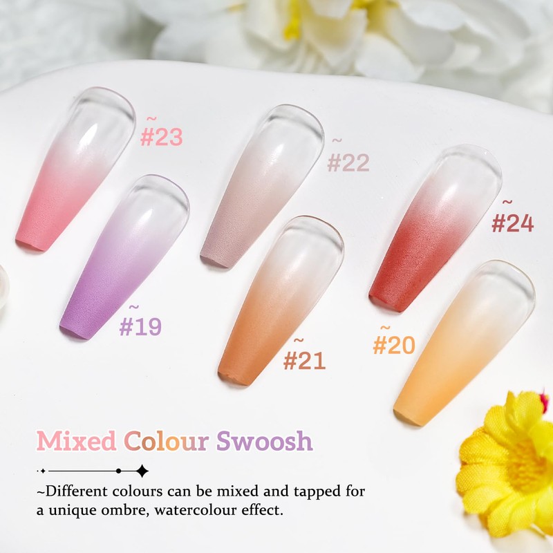 JODSONE 6 Farben Pat Painting Gel-Nagellack für Nailart-Design