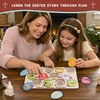 KATINAT Resurrection Easter Story Eggs - 12 Wooden 2D Egg