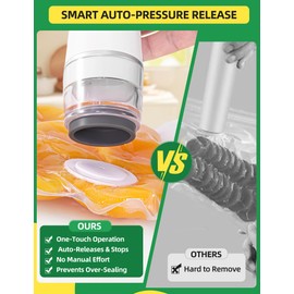 VACUUM SEALERS UNLIMITED Upgraded Handheld Vacuum Sealer for Food, Portable Vacuum Sealer Machine with Auto-Stop & Detachable Filter, 5X Freshness Lock, Includes 30 Reusable Vacuum Bags for Kitchen