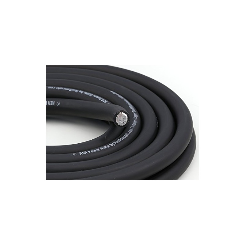 KnuKonceptz KCA 0 Gauge Power Ground Amp Wire Cable Black