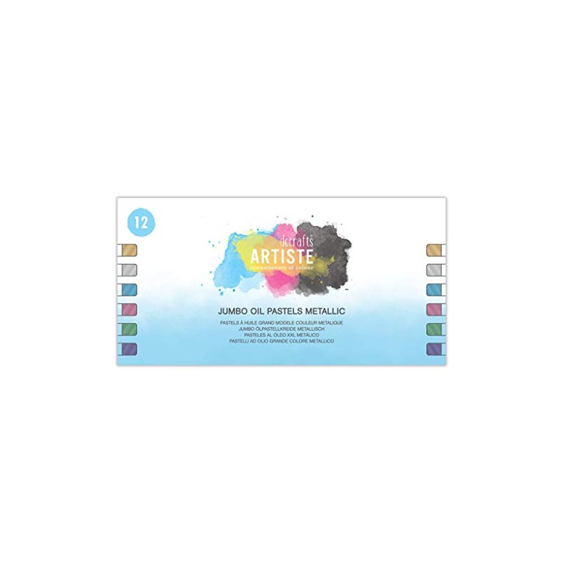 Artiste Jumbo Oil Pastels - Metallic - Pack of 12