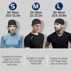 GXCROR 3 Pack Cooling Skull Cap with Sweat-Wicking & Anti-Odor