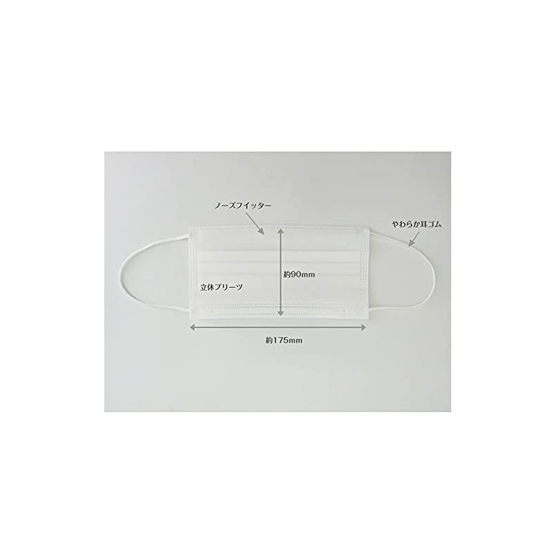 NS Ultra Cooling Non-Woven Mask, Ice Mask, Regular Size, White,