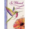 Designer Greetings So Blessed Hummingbird Religious Easter Card