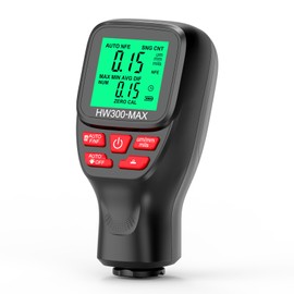 Coating Thickness Gauge Car Paint Thickness Gauge Measuring Metal Plating and Coating Thickness with Unit Conversion (Micron, Millimeter, Mil) for Manufacturing, Metal Processing, Chemical Industry Commercial Inspection