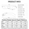OCCI CHIARI Clear Reading Glasses Women 2.75 Stylish Reader (100