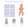 Silicone Reborn Baby Dolls Full Body 12 Inch Lifelike Newborn