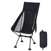 High Back Lightweight Camping Chair for Adults with Wide Seat
