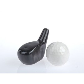 By-Bers Taiga & Pig Golf Clubs and Ball in Black/W Probably the Sweetest Salt Shaker in the World
