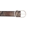 Vanzetti Women's Leather Belt with Snake Print 30 mm Leather