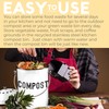 EPICA Countertop Compost Bin Kitchen | 1.3 Gallon | Odorless