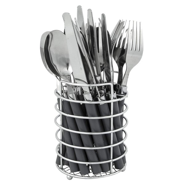 Bo-Camp - Cutlery set - basket - 24 pieces - 6 person