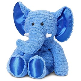 Intelex Elephant Figure My First Warmies Kids Stuffed Animal Toy, 13 inch Height, Lavender Scent(MFW-ELE-2)