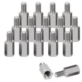 Kado Wall Mount Spacer Adapter Set for Desktop/Portable Monitor, 16pcs M4x10mm Hex Stainless Steel Standoff Spacer Screw Nut Bolt Motherboard Prototyping Accessories for PCB, Computer & Circuit Board