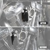 NICECNC Orange Throttle Body Side Cover for Large Gliders Throttle