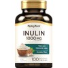 Lingtoolator Inulin Capsules 1000 mg 100 Count Low Glycemic Index