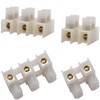 Tnisesm/30Pcs Quick Connect Screw Terminal Block 2/3 Position Wire Connectors