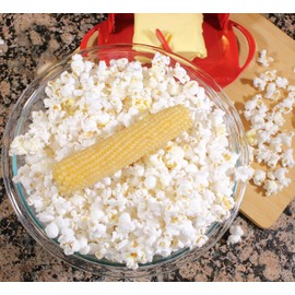 Amish Country Popcorn | Old Fashioned Microwave Popcorn | Non-GMO, Gluten Free, Microwaveable and Kosher (White Corn on the Cob, 3 Pack)