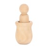 40Pcs Wooden Pegs Natural Unfinished Develop HandsOn Skills Wood Crafts