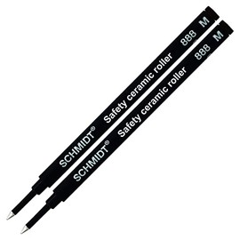 2 Pack - Schmidt 888 Black Medium Rollerball Refill