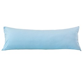 YANHOMY Blue Body Pillow Cover Ultra Soft Body Pillow Pillowcase Long Pillow Case Cover 20 X 54 Inches with Hidden Zipper Closure for Adults Pregnant Women, Soft and Cozy (Light Blue)