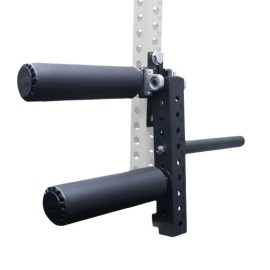 NEW Leg Curl and Extension Attachment for Squat Rack - Heavy Duty Adjustable, Home Gym & Commercial Fitness EquipmentColor: Black, Size: For 5/8 inch hole diameter