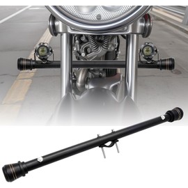 PLUSBEAM Motorcycle Light Bracket Bar, 23inch Turn Signal Light Mount Bar, Spotlight Front Holder Clamp Accessories, Universal Fit for Motorcycle