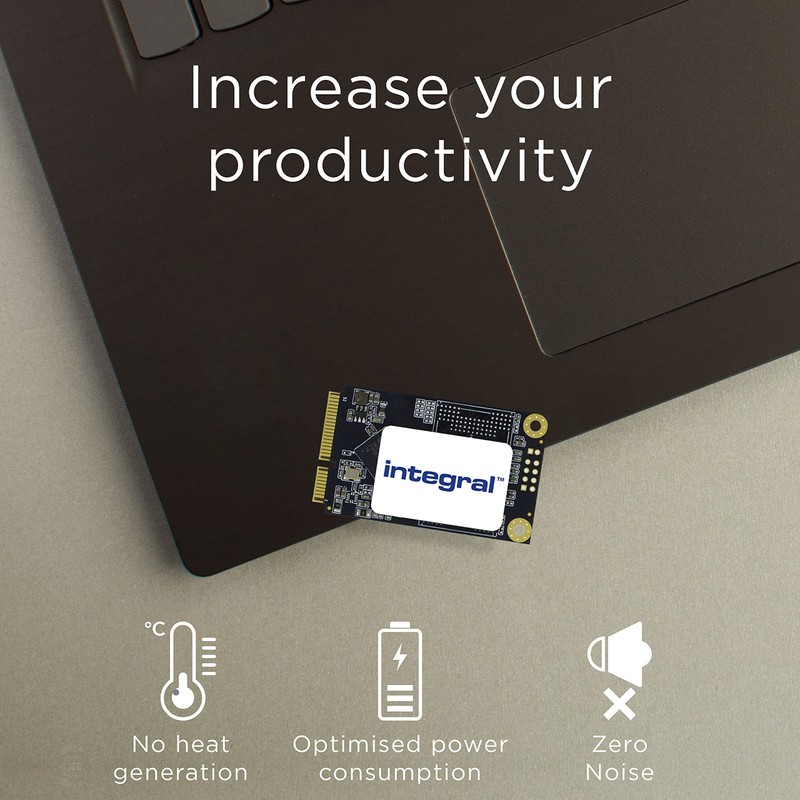 Integral 128GB mSATA Internal SSD for PC and Laptop, up