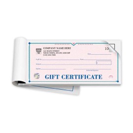 Undisclosed HSD862B High Security Booked Gift Certificates St. Croix Design
