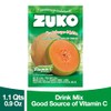 ZUKO Cantaloupe Instant Powder Drink, 24 Individual Bags 0.9 Oz,