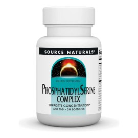 Source Naturals | Phosphatidyl Serine Complex | 500mg 30 Cap Sabor Sin Sabor