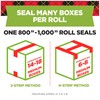 Scotch Sure Start Packing Tape, Clear, Holiday Wrapping Tape with