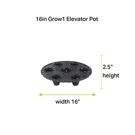 Grow1 16-Inch Pot Elevators for Plants (1-Piece)
