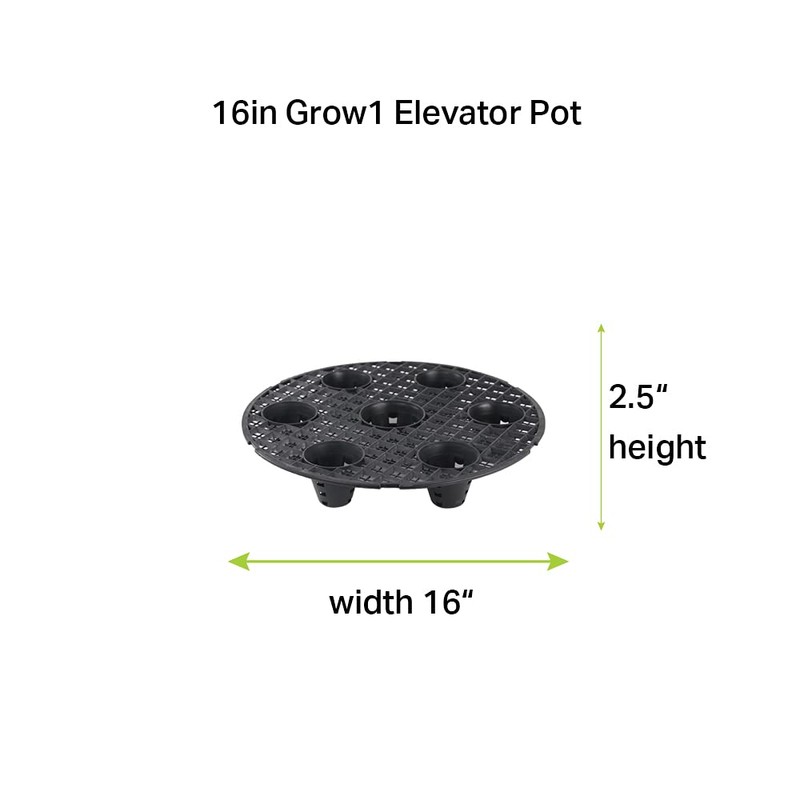 Grow1 16-Inch Pot Elevators for Plants (1-Piece)