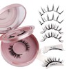 Magnetic Eyelashes with Applicator Natural Look: 2 Pairs, Reusable Magnetic