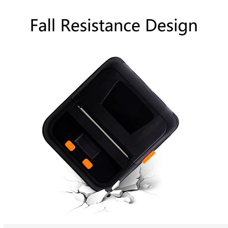 Thermal Label Printer Bluetooth Connection Portable Printing Machine for Package