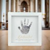The Grandparent Gift Growing in Faith Handprint Frame, Baby Dedication