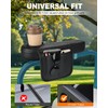 Golf Cart Armrest with Cup Holder & Rear Seat Organizer,