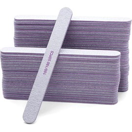 APOMOONS 50 Stück Nagelfeile 100/180 Profi Nagelfeilen für Gelnägel Feilen Nägel Doppelseitige Nail Files Maniküre Nagelkunst Form Gerade Grit Einweg für Nagelstudio Zuhause