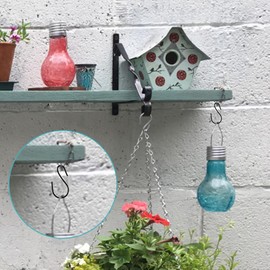 150 Pack Black S Hooks for Hanging Plants,Stainless Steel S Hooks Metal S Shaped Hook Heavy Duty Hanging Hooks for Pots,Pans,Plants,Bags,Cups,Clothes