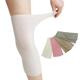 Silk Knee Supporters, Thin, Knee Warmer, Loose, Knee Warmer, Goods, Unisex [Set of 2], Made in Japan, Maruay Knit, Multi-Supporter (Short) (Gray)